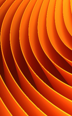 Blackout roller blind for window Orange abstraction