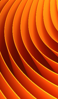 Blackout roller blind for window Orange abstraction
