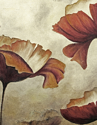 Blackout roller blind Flowers