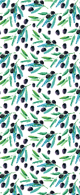 Blackout roller blind Leaves and plums