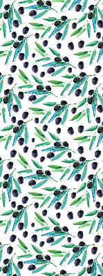 Blackout roller blind Leaves and plums