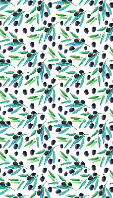Blackout roller blind Leaves and plums
