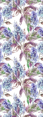 Blackout roller blind for window Summer flowers