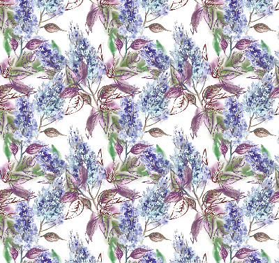 Blackout roller blind for window Summer flowers