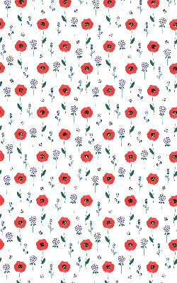 Blackout roller blind Poppy flowers