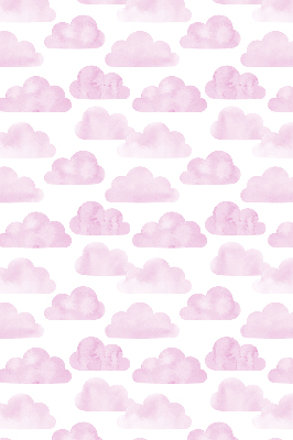 Fabric roller blind for window Pink clouds