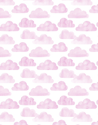 Fabric roller blind for window Pink clouds