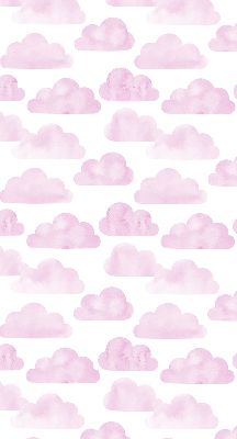 Fabric roller blind for window Pink clouds
