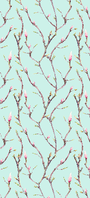 Fabric roller blind for window Twigs