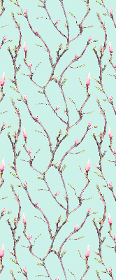 Fabric roller blind for window Twigs