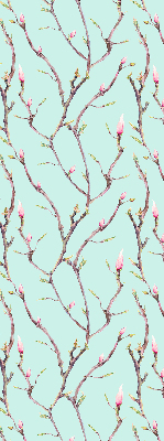Fabric roller blind for window Twigs