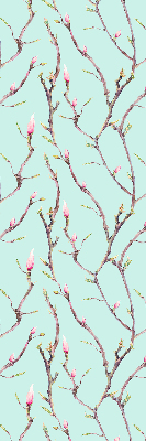 Fabric roller blind for window Twigs