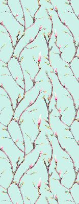 Fabric roller blind for window Twigs