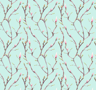 Fabric roller blind for window Twigs