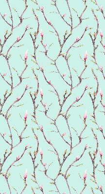Fabric roller blind for window Twigs