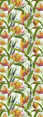 Blackout roller blind Exotic plants