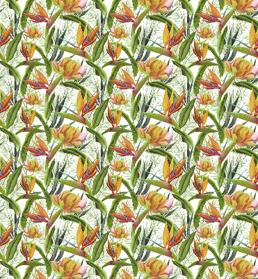 Blackout roller blind Exotic plants