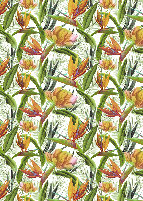 Blackout roller blind Exotic plants