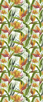 Blackout roller blind Exotic plants