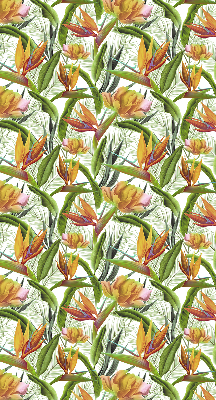 Blackout roller blind Exotic plants