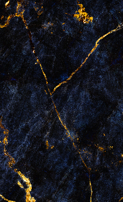 Blackout roller blind Navy blue marble