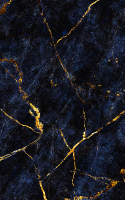 Blackout roller blind Navy blue marble