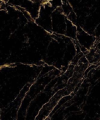 Fabric roller blind for window Black marble