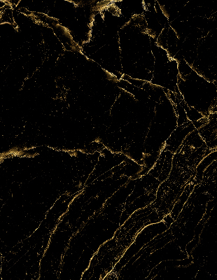Fabric roller blind for window Black marble