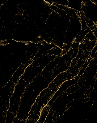 Fabric roller blind for window Black marble