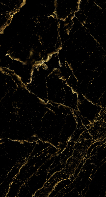 Fabric roller blind for window Black marble
