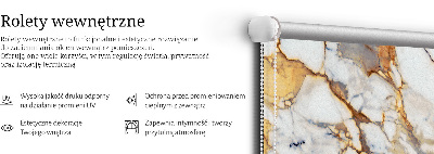 Fabric roller blind for window Marble