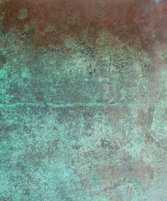 Fabric roller blind for window Green sheet metal