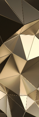 Blackout roller blind Golden triangles