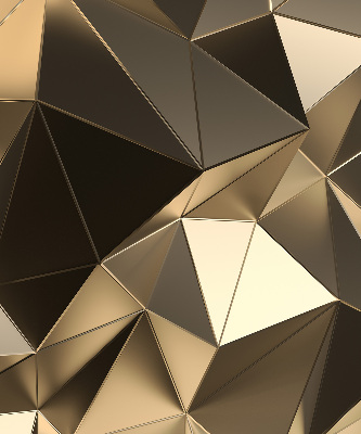 Blackout roller blind Golden triangles