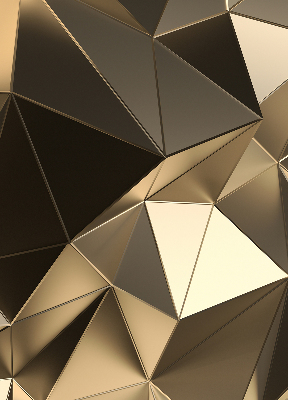 Blackout roller blind Golden triangles
