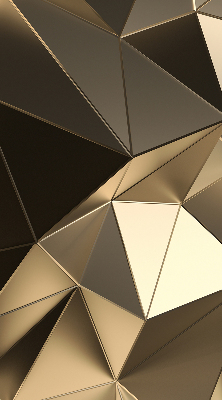 Blackout roller blind Golden triangles