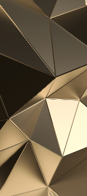 Blackout roller blind Golden triangles
