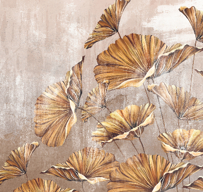 Fabric roller blind for window Plants