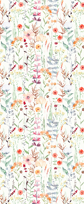 Blackout roller blind Colorful flowers