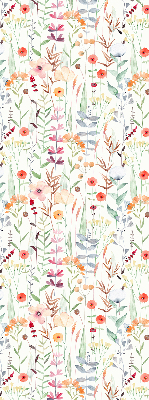 Blackout roller blind Colorful flowers