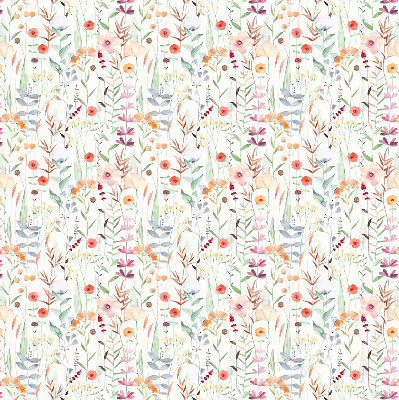 Blackout roller blind Colorful flowers