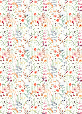 Blackout roller blind Colorful flowers