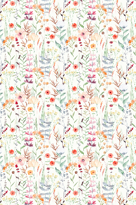 Blackout roller blind Colorful flowers