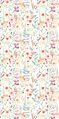 Blackout roller blind Colorful flowers