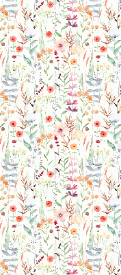 Blackout roller blind Colorful flowers