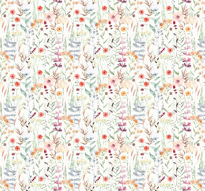 Blackout roller blind Colorful flowers