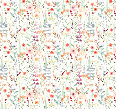 Blackout roller blind Colorful flowers