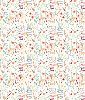 Blackout roller blind Colorful flowers