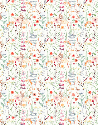 Blackout roller blind Colorful flowers