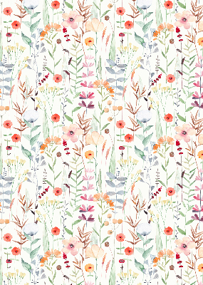 Blackout roller blind Colorful flowers